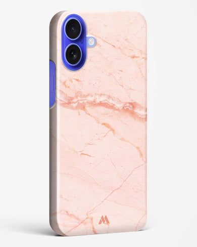 Rose Quartz on Marble Hard Case Phone Cover (Apple)