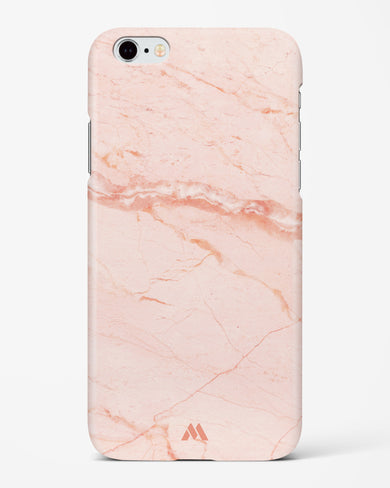Rose Quartz on Marble Hard Case Phone Cover-(Apple)