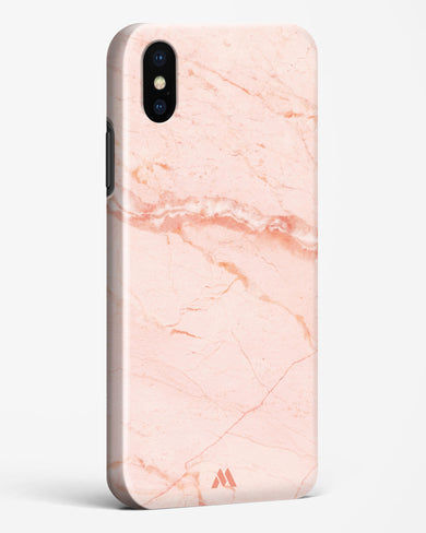 Rose Quartz on Marble Hard Case Phone Cover (Apple)