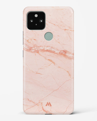 Rose Quartz on Marble Hard Case Phone Cover (Google)