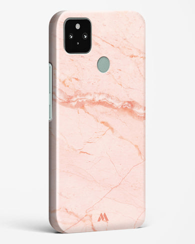 Rose Quartz on Marble Hard Case Phone Cover (Google)