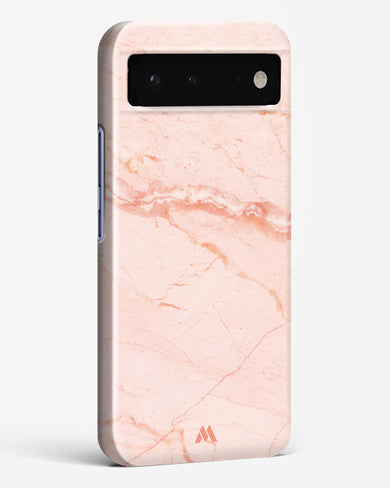 Rose Quartz on Marble Hard Case Phone Cover (Google)