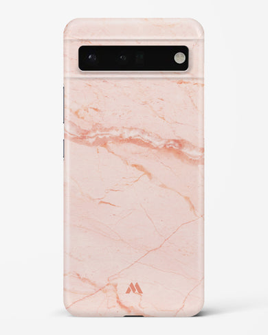 Rose Quartz on Marble Hard Case Phone Cover (Google)