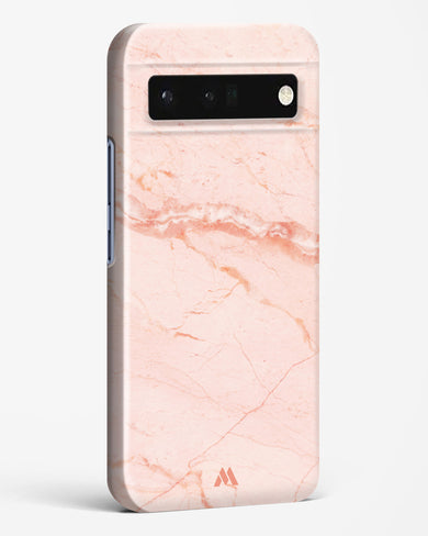 Rose Quartz on Marble Hard Case Phone Cover (Google)