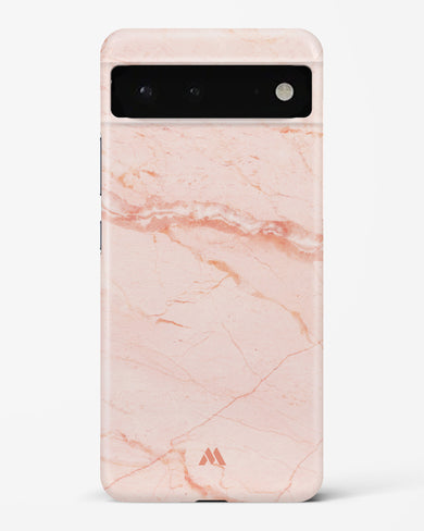 Rose Quartz on Marble Hard Case Phone Cover (Google)