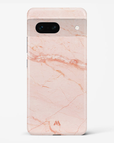 Rose Quartz on Marble Hard Case Phone Cover (Google)