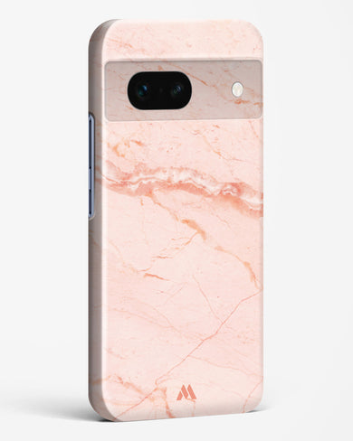 Rose Quartz on Marble Hard Case Phone Cover (Google)