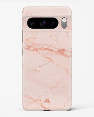 Rose Quartz on Marble Hard Case Phone Cover (Google)