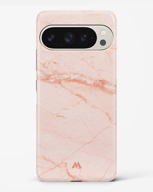 Rose Quartz on Marble Hard Case Phone Cover (Google)