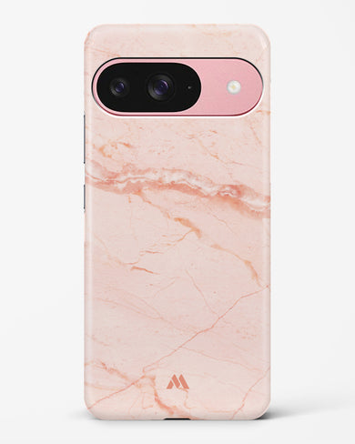 Rose Quartz on Marble Hard Case Phone Cover (Google)