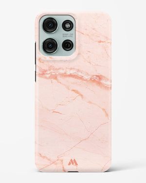 Rose Quartz on Marble Hard Case Phone Cover (Motorola)