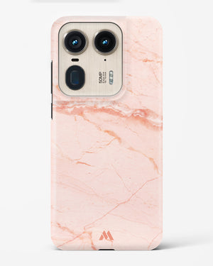 Rose Quartz on Marble Hard Case Phone Cover (Motorola)