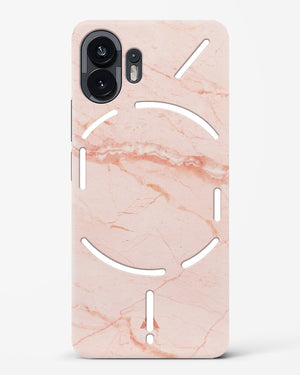 Rose Quartz on Marble Hard Case Phone Cover (Nothing)