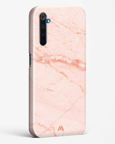 Rose Quartz on Marble Hard Case Phone Cover (Realme)