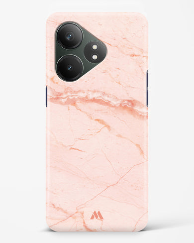Rose Quartz on Marble Hard Case Phone Cover (Realme)