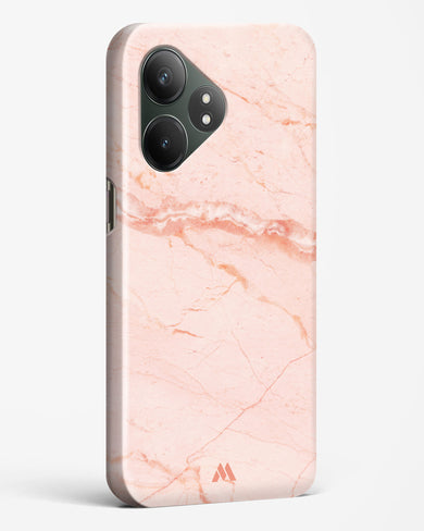 Rose Quartz on Marble Hard Case Phone Cover (Realme)