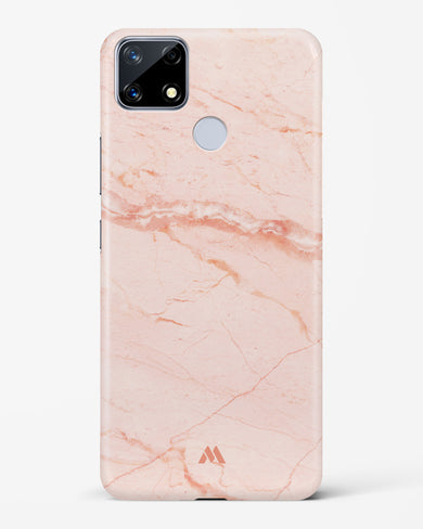 Rose Quartz on Marble Hard Case Phone Cover (Realme)