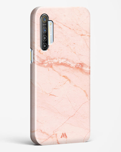 Rose Quartz on Marble Hard Case Phone Cover (Realme)