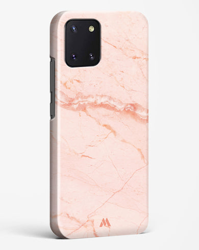 Rose Quartz on Marble Hard Case Phone Cover (Samsung)