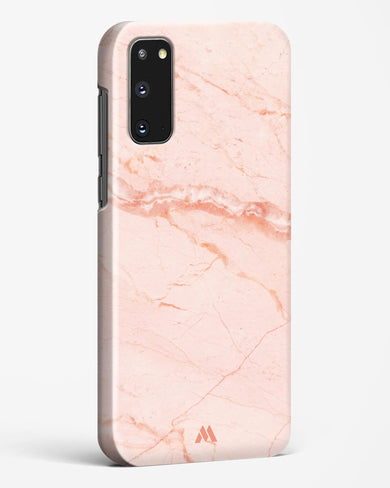 Rose Quartz on Marble Hard Case Phone Cover (Samsung)