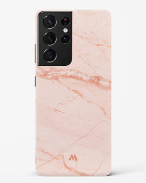 Rose Quartz on Marble Hard Case Phone Cover (Samsung)