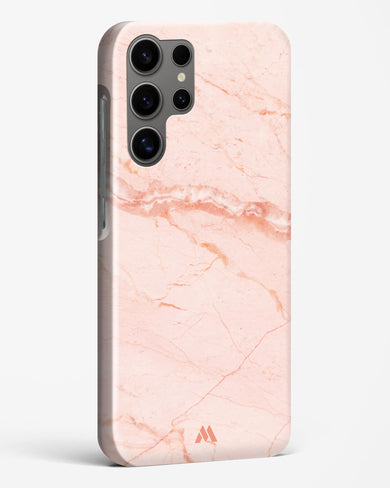 Rose Quartz on Marble Hard Case Phone Cover (Samsung)