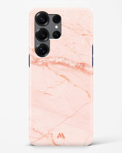 Rose Quartz on Marble Hard Case Phone Cover (Samsung)