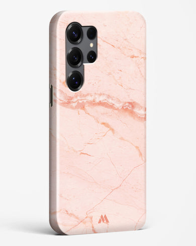 Rose Quartz on Marble Hard Case Phone Cover (Samsung)