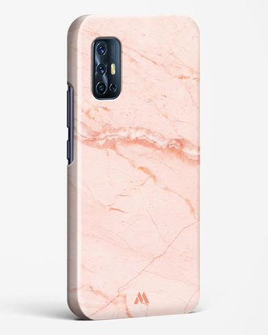 Rose Quartz on Marble Hard Case Phone Cover (Vivo)
