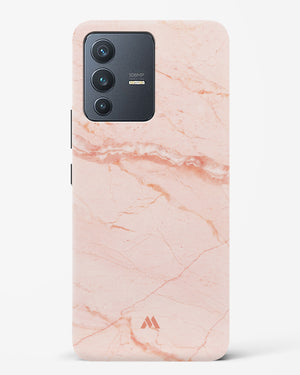 Rose Quartz on Marble Hard Case Phone Cover (Vivo)