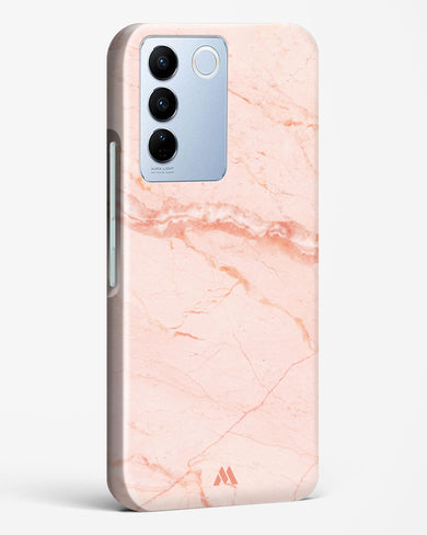 Rose Quartz on Marble Hard Case Phone Cover (Vivo)