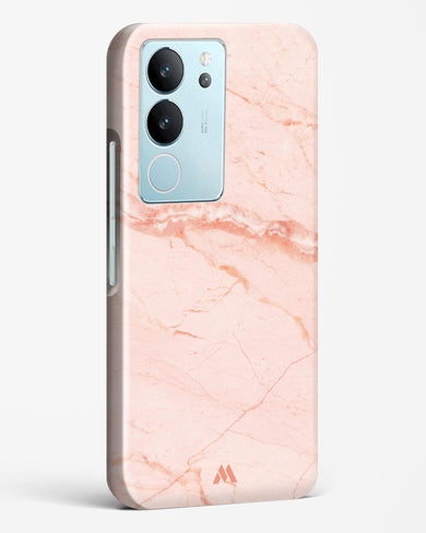 Rose Quartz on Marble Hard Case Phone Cover (Vivo)