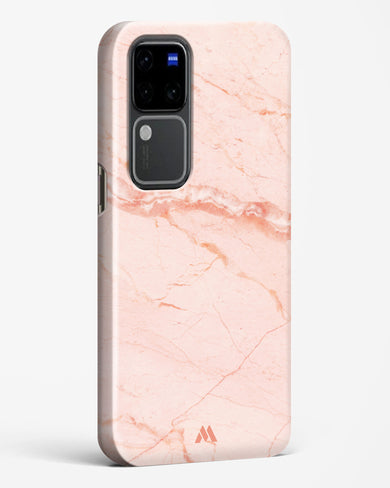 Rose Quartz on Marble Hard Case Phone Cover (Vivo)