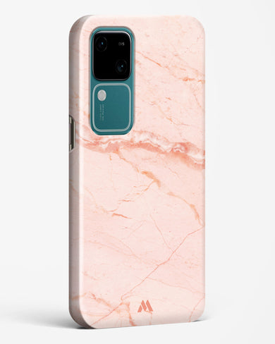 Rose Quartz on Marble Hard Case Phone Cover (Vivo)