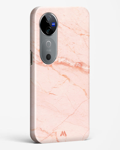 Rose Quartz on Marble Hard Case Phone Cover (Vivo)