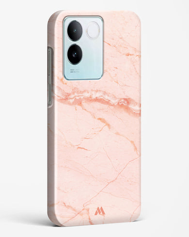 Rose Quartz on Marble Hard Case Phone Cover (Vivo)