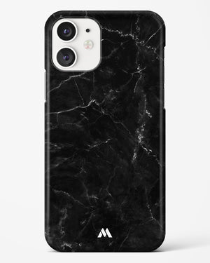 Marquina Black Marble Hard Case Phone Cover (Apple)