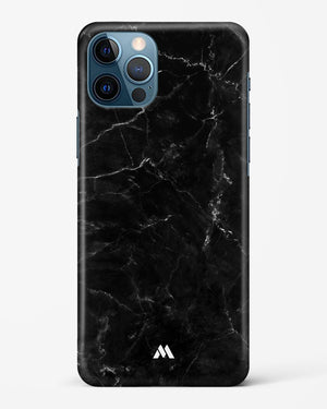 Marquina Black Marble Hard Case Phone Cover (Apple)