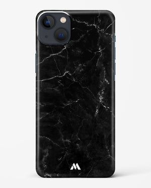 Marquina Black Marble Hard Case Phone Cover (Apple)