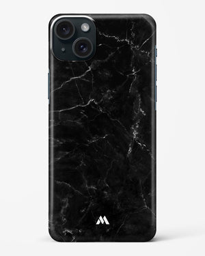 Marquina Black Marble Hard Case Phone Cover (Apple)