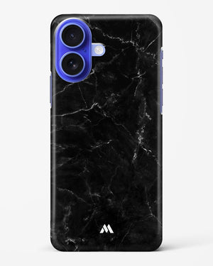 Marquina Black Marble Hard Case Phone Cover (Apple)