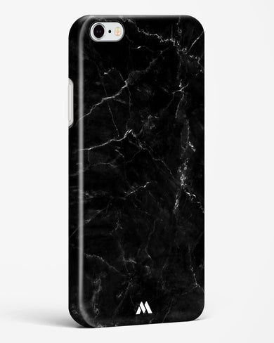 Marquina Black Marble Hard Case Phone Cover (Apple)