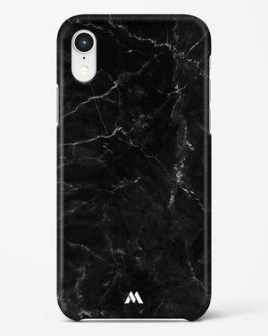 Marquina Black Marble Hard Case Phone Cover (Apple)