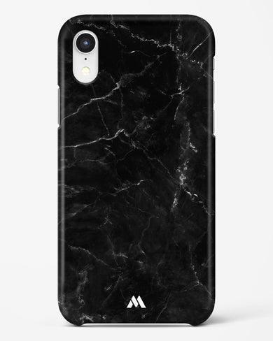 Marquina Black Marble Hard Case Phone Cover (Apple)