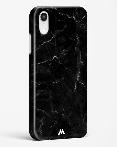Marquina Black Marble Hard Case Phone Cover (Apple)