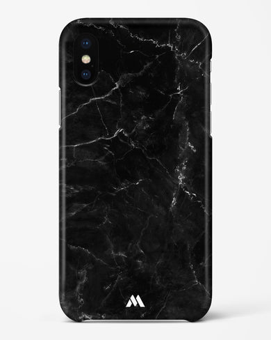 Marquina Black Marble Hard Case Phone Cover (Apple)