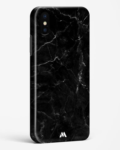 Marquina Black Marble Hard Case Phone Cover (Apple)