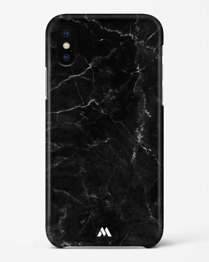 Marquina Black Marble Hard Case Phone Cover (Apple)