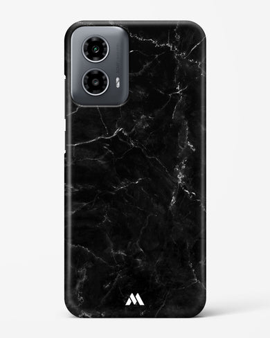 Marquina Black Marble Hard Case Phone Cover (Motorola)