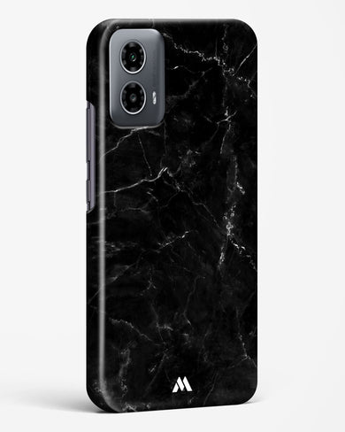 Marquina Black Marble Hard Case Phone Cover (Motorola)